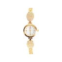 RELOJ CON MALLA METALICA + STRASS