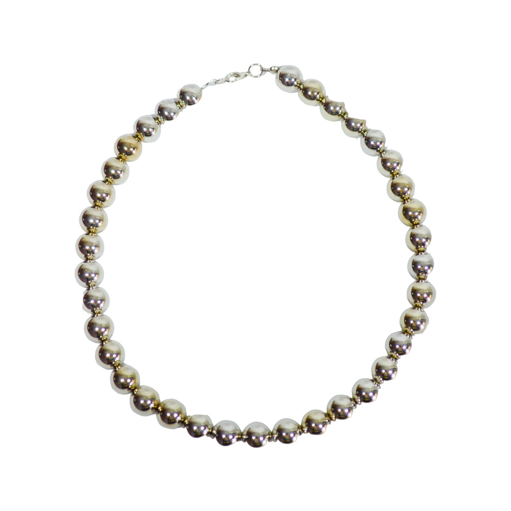 COLLAR ESFERAS METALIZADAS