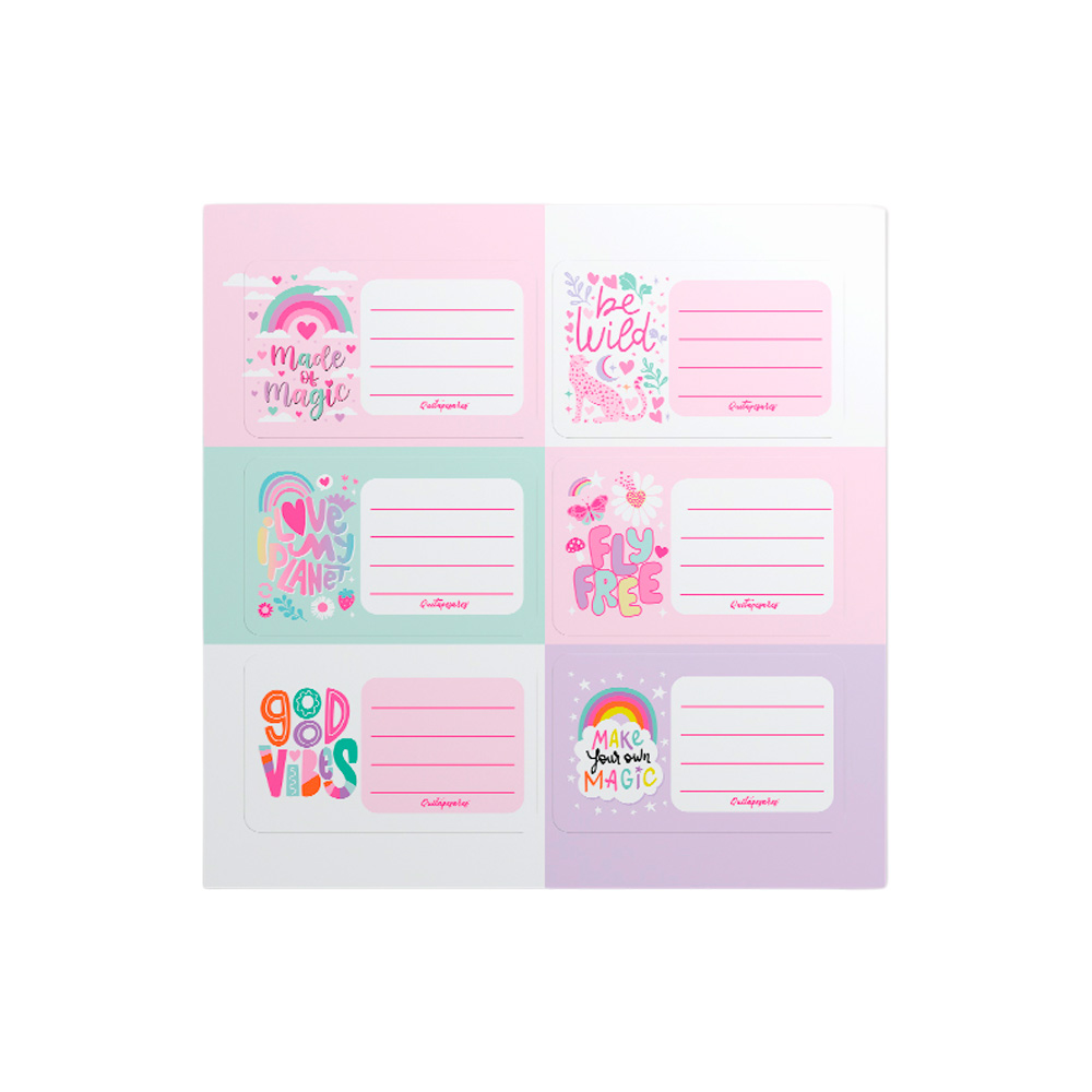 ETIQUETAS ESCOLARES  MOOVING