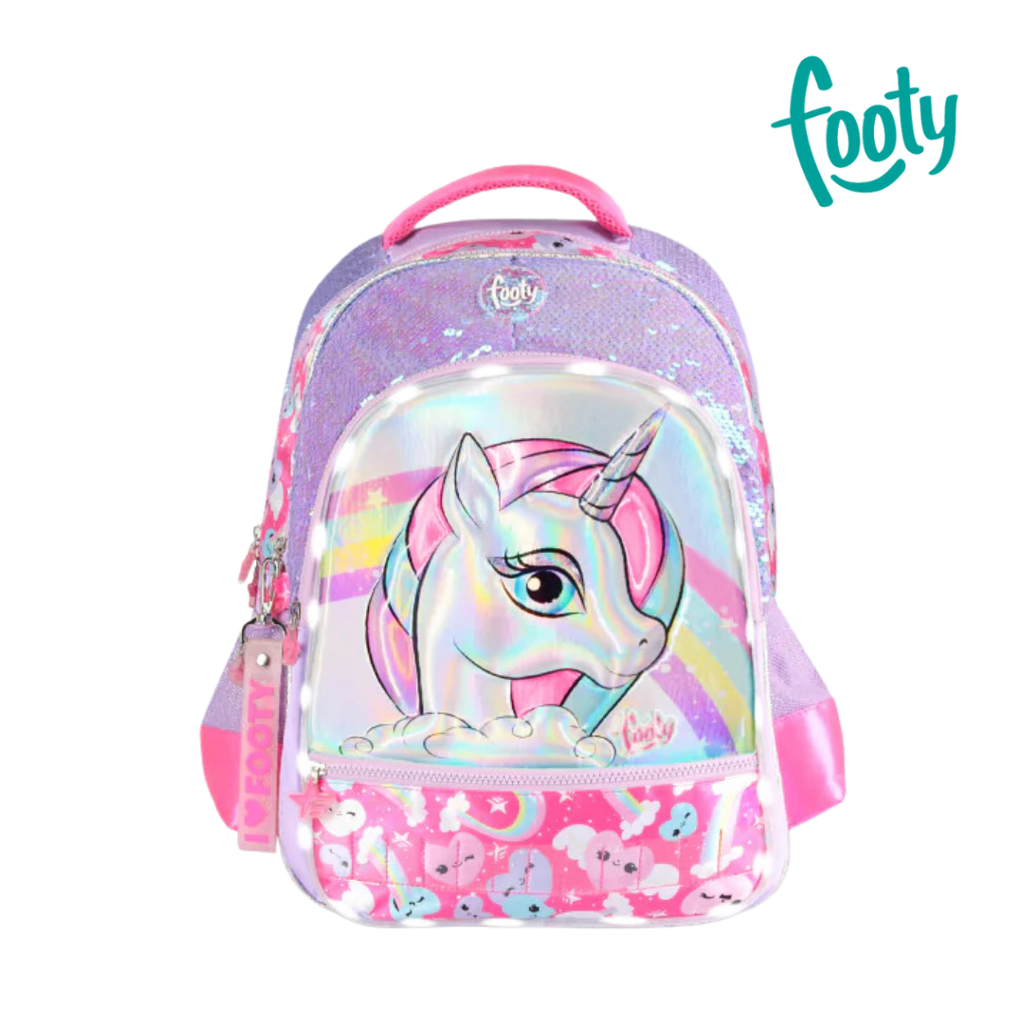 MOCHILA FOOTY ESPALDA 18" LUZ LED