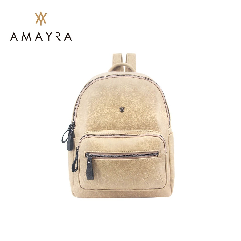 MOCHILA DOBLE BOLSILLO FRONTAL AMAYRA