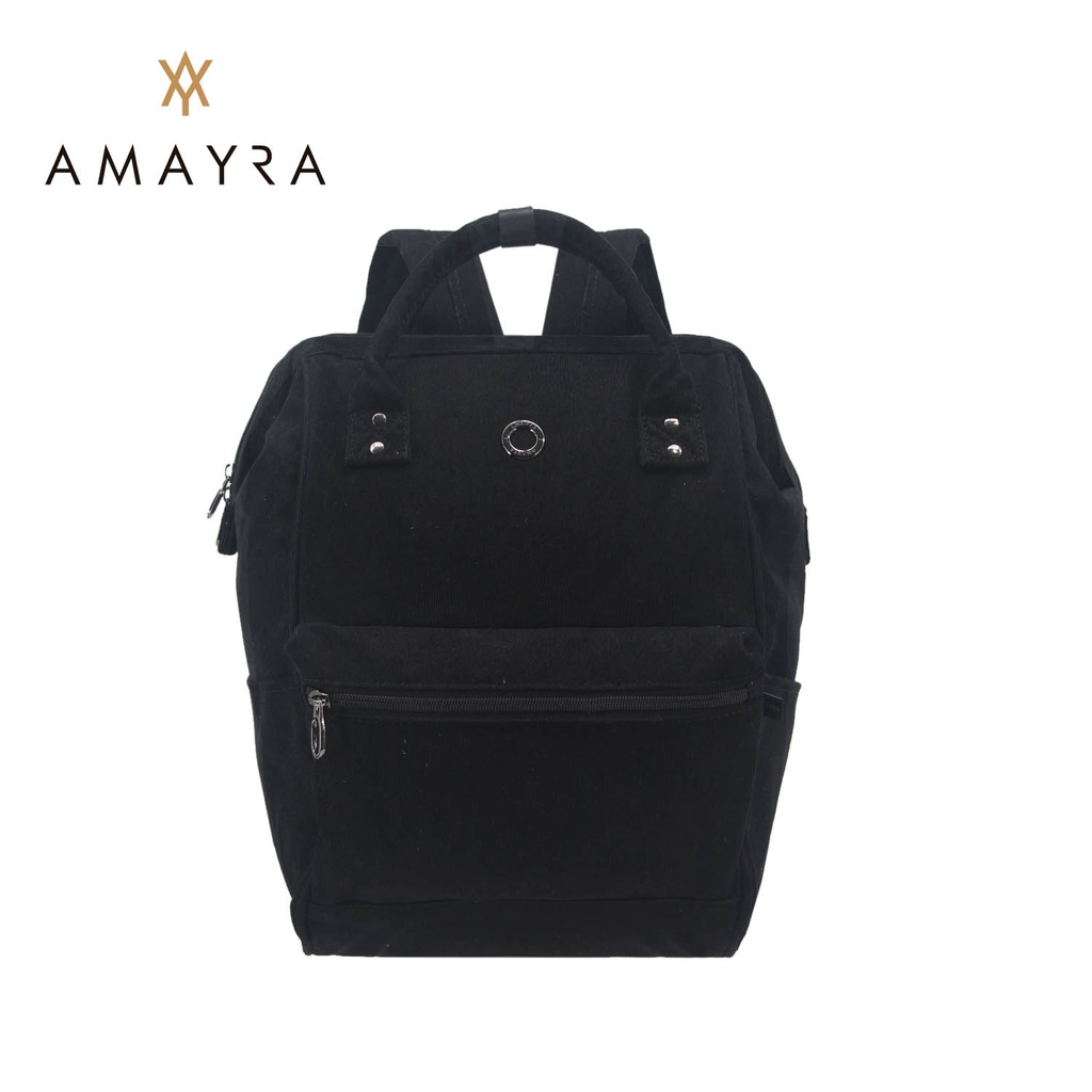 MOCHILA AMAYRA SQUARE NEGRO