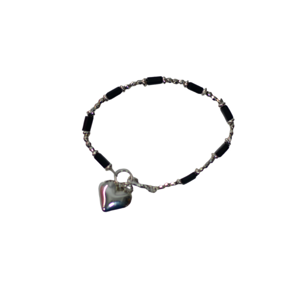 PULSERA MOSTACILLA CON DIJE CORAZON