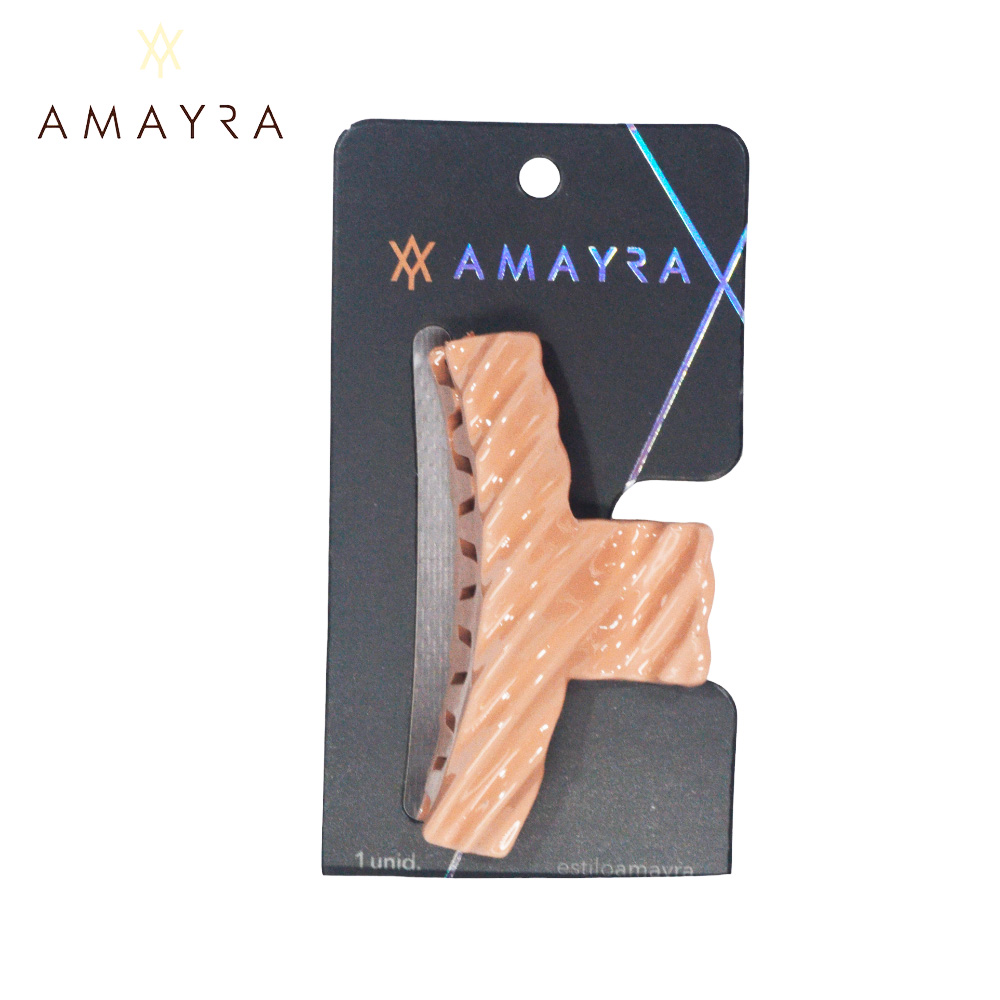 BROCHE CON RAYAS PARA PELO AMAYRA