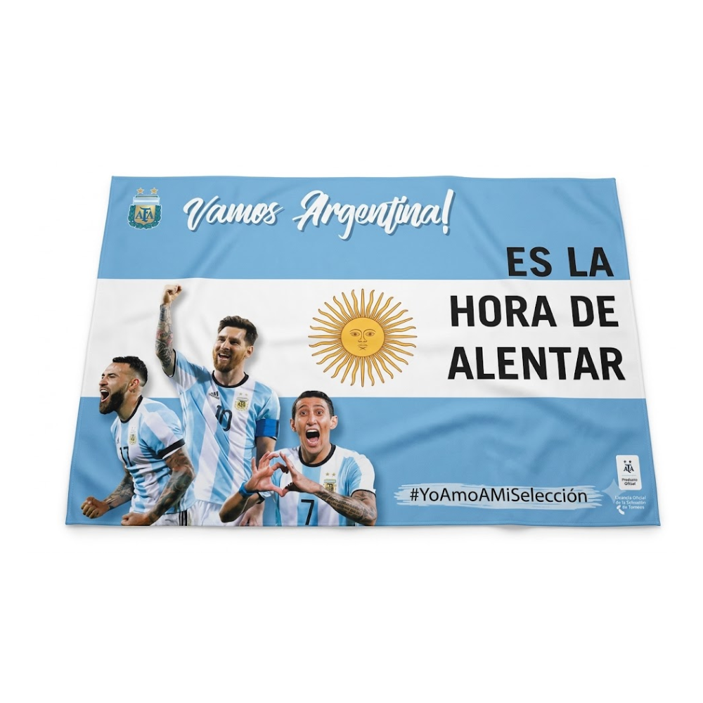 BANDERA ARGENTINA ESTAMPADA