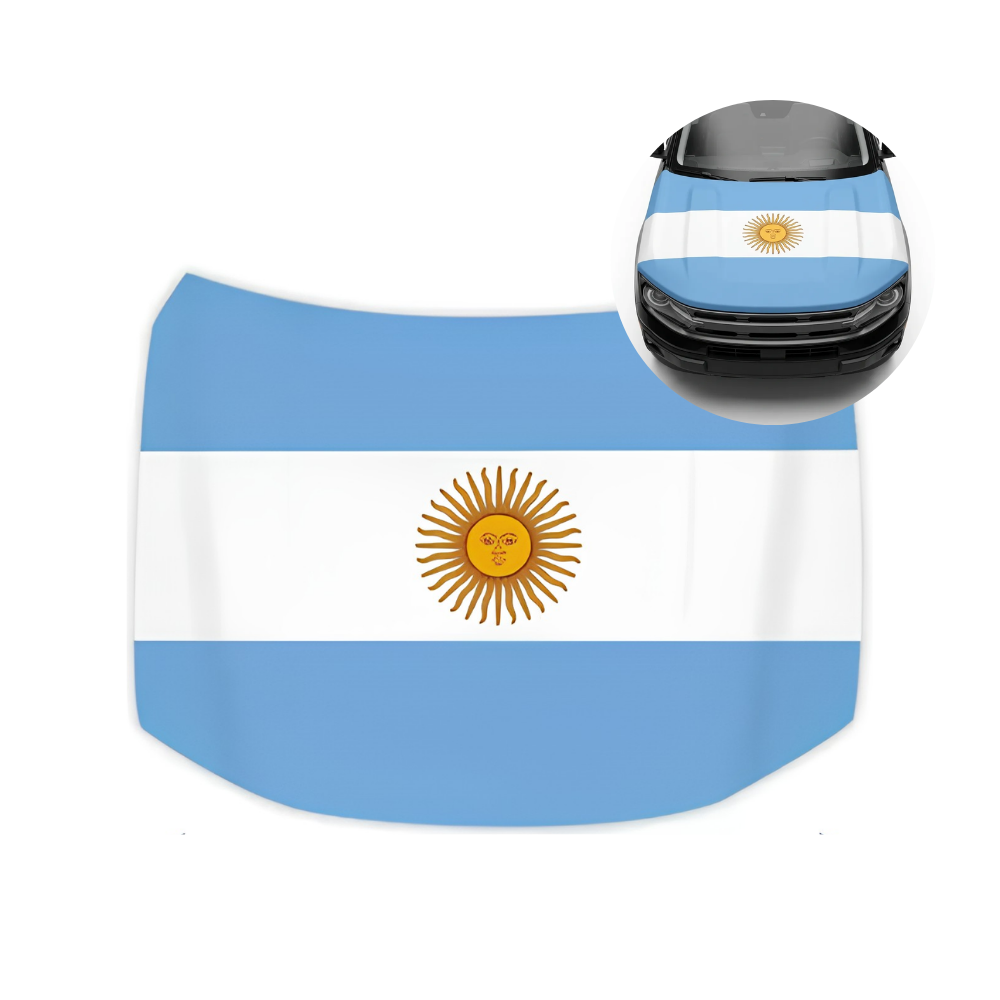 CUBRE CAPOT BANDERA ARGENTINA