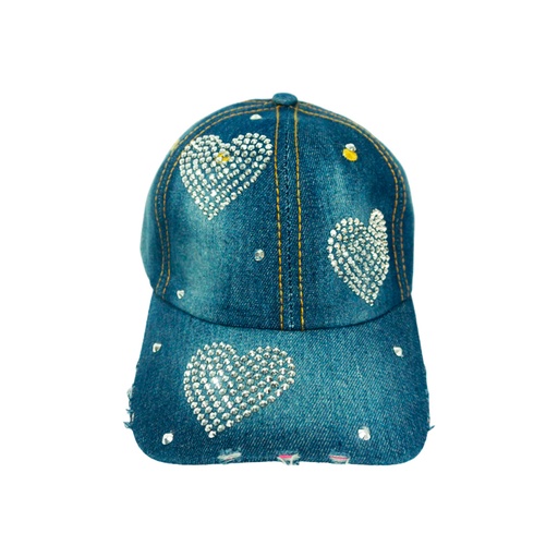 GORRA STRASS CORAZON