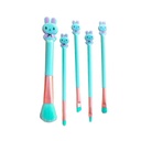 SET DE BROCHA DE MAQUILLAJE CONEJO