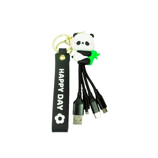 LLAVERO 3 EN 1 USB CARGADOR