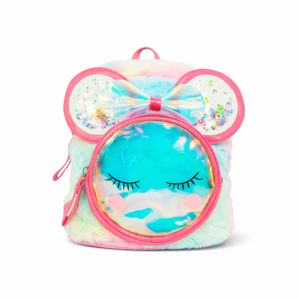 MOCHILA PELUCHE CON OREJAS
