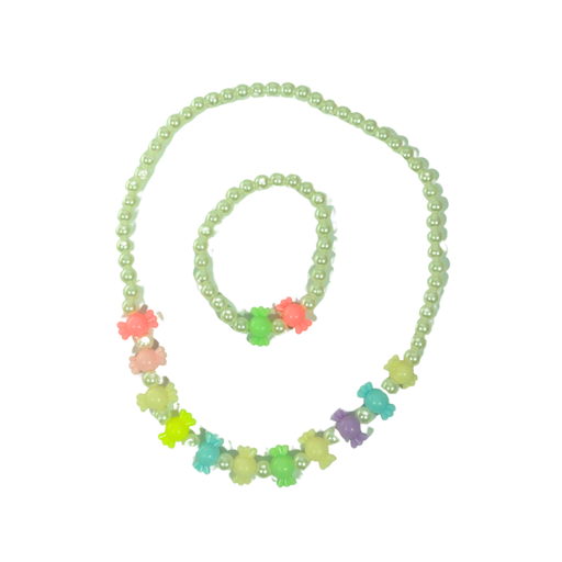 SET COLLAR MAS PULSERA CON DIJES DE FORMAS #20
