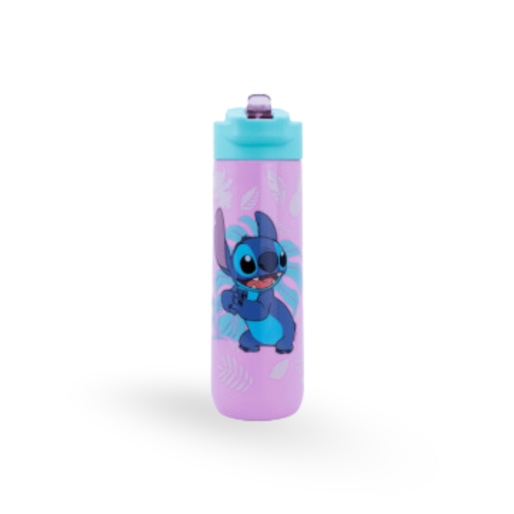 BOTELLA CON PICO BEBEDOR LILO & STITCH