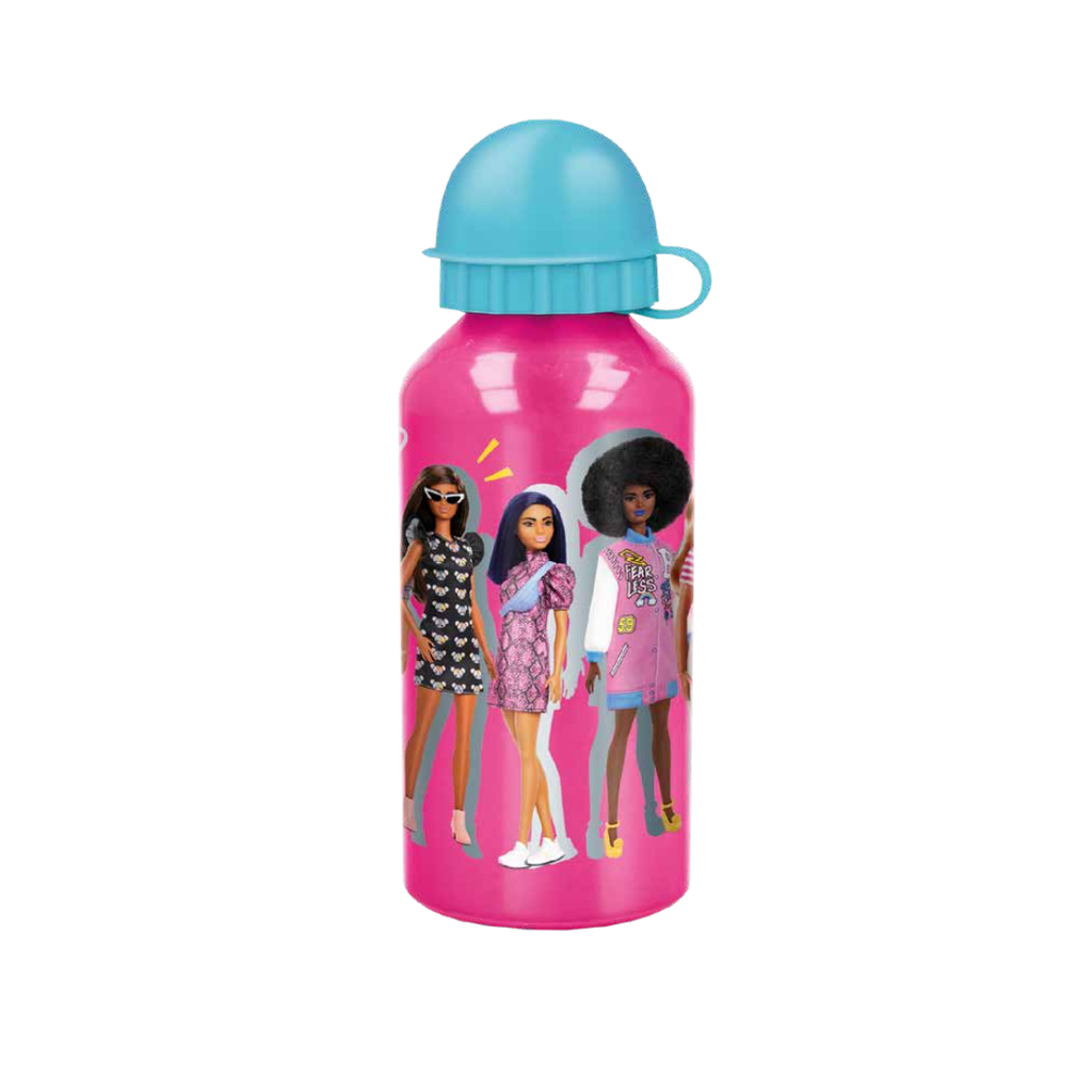 BOTELLA CON TAPA A PRESION BARBIE 400ML