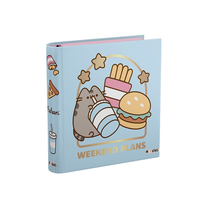 CARPETA ESCOLAR 3 ANILLOS PUSHEEN