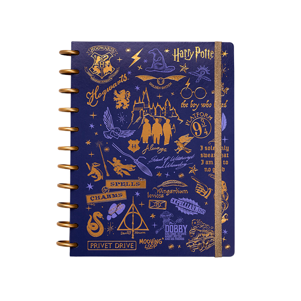 CUADERNO CON SISTEMA DE DISCOS CARTA HARRY POTTER