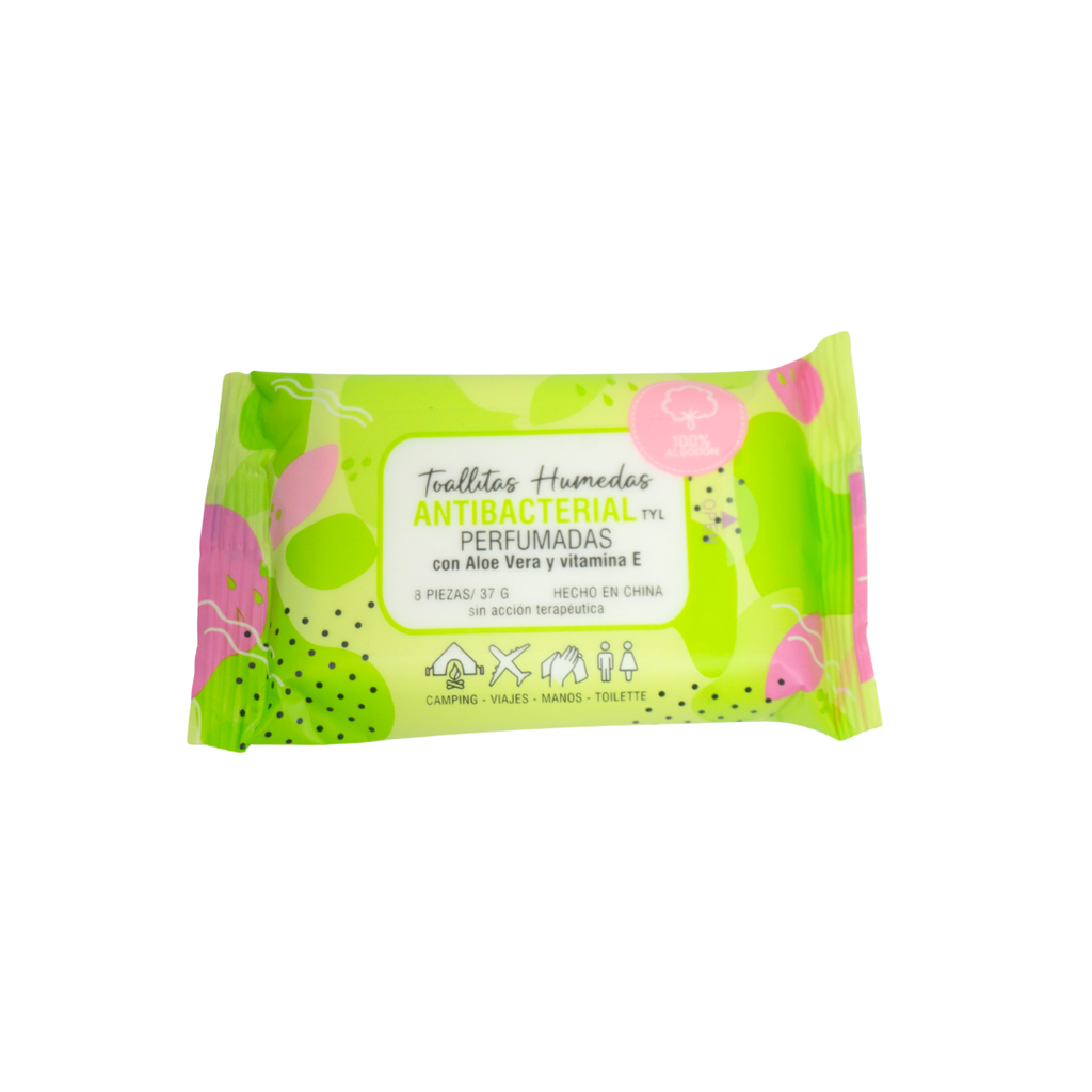 TOALLITAS ANTIBACTERIAL PERFUMADAS TYL