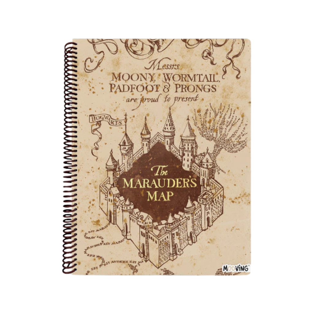 CUADERNO UNIVERSITARIO RAYADO HARRY POTTER