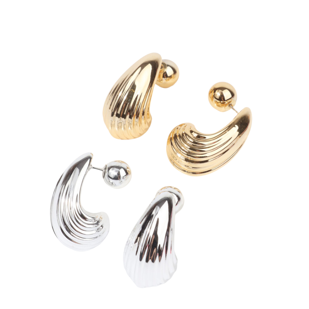 AROS POR PAR LINE DORADO O PLATEADO