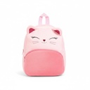 MOCHILA 10" DE PELUCHE GATO KAWAII