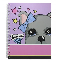 CUADERNO UNIVERSITARIO 22X29CM TAPA DURA 120 HOJAS SIMONES