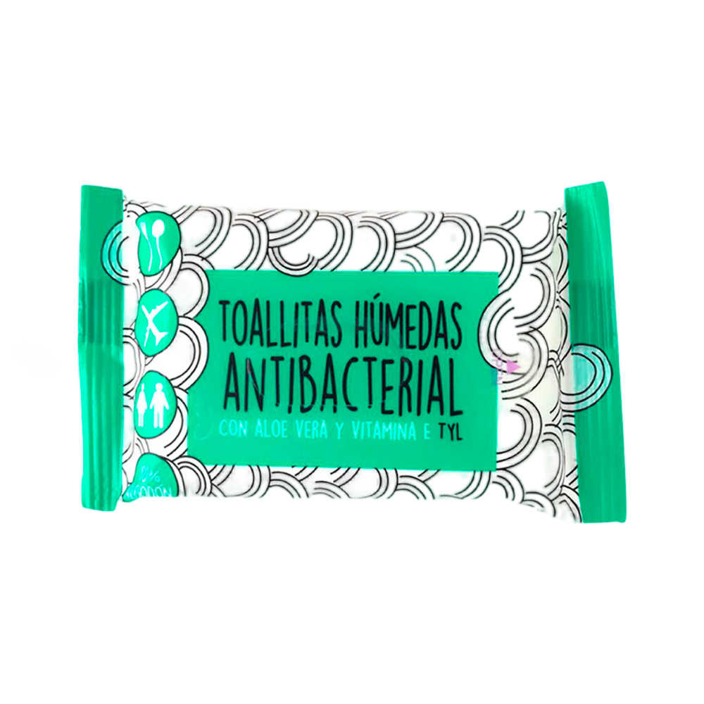 TOALLITAS HUMEDAS ANTIBACTERIAL