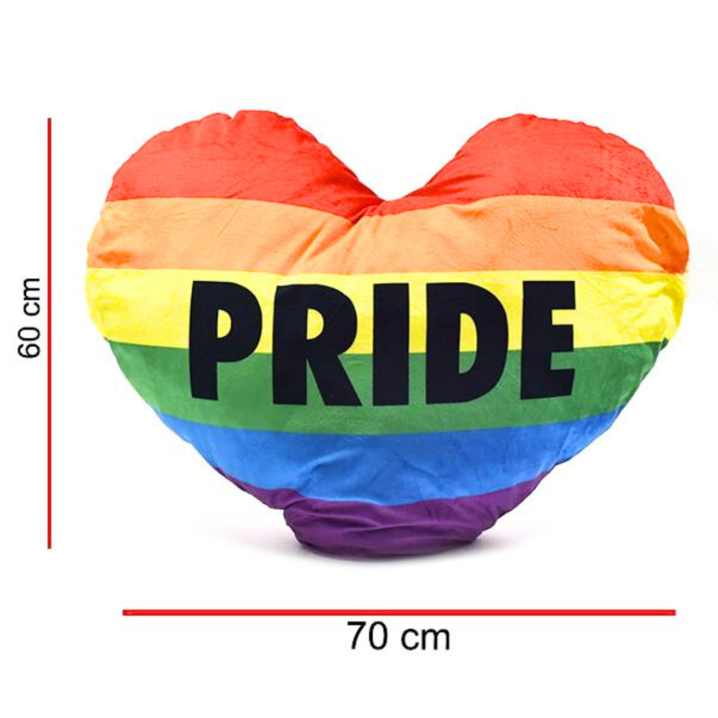 PELUCHE CORAZON PRIDE 70CM