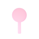 ESPEJO REDONDO COLORES PASTEL