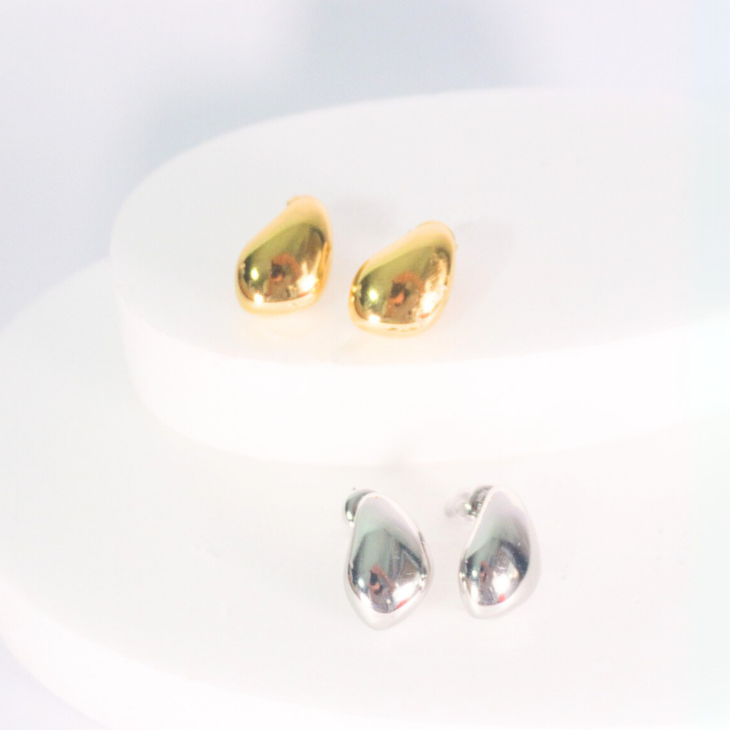 AROS GOTA CHICO DORADO O PLATEADO