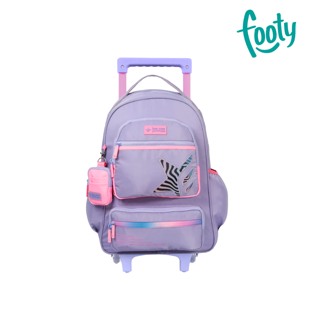 MOCHILA 18" CARRITO + MINI POUCH FOOTY