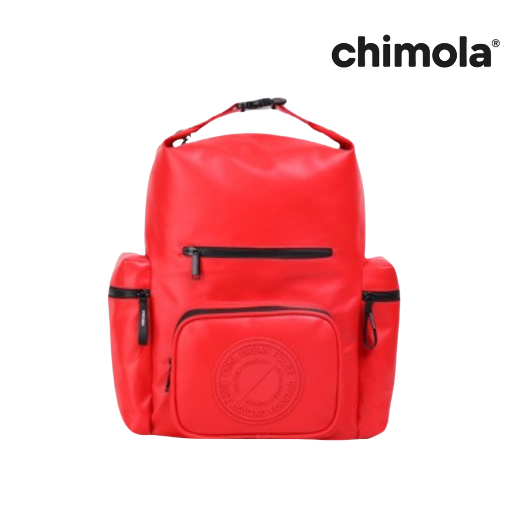 MOCHILA URBANA CON APLIQUE CHIMOLA