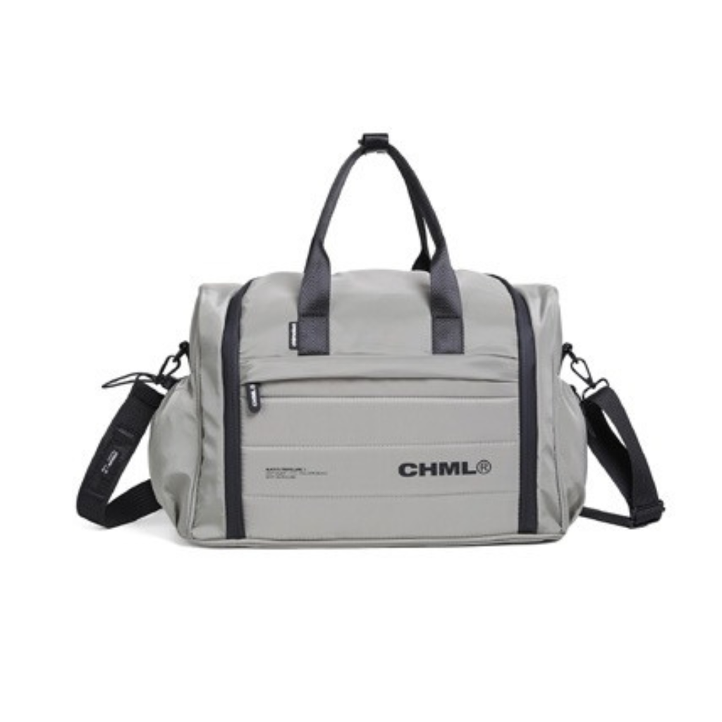 BOLSO CON CORREA DESMONTABLE Y GRABADO FRONTAL CHIMOLA