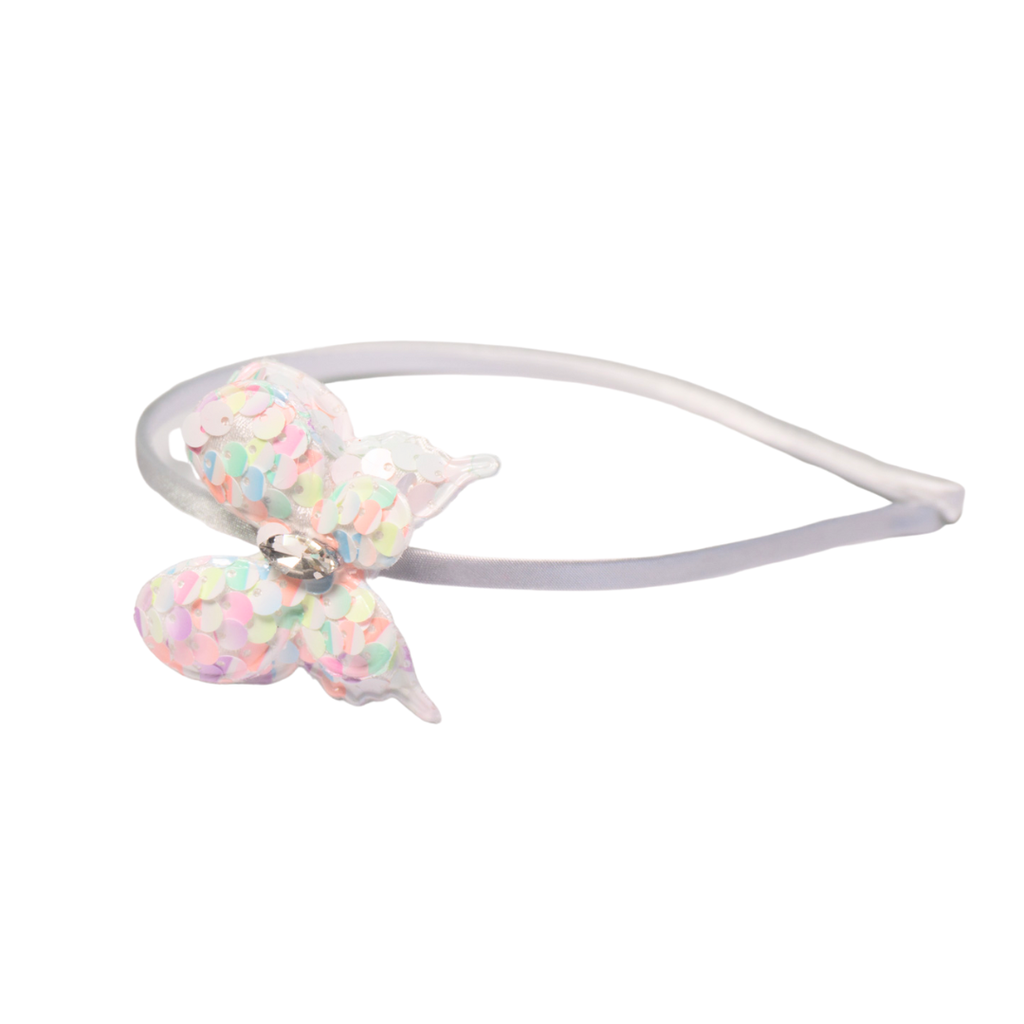 VINCHA CON APLIQUE MARIPOSA