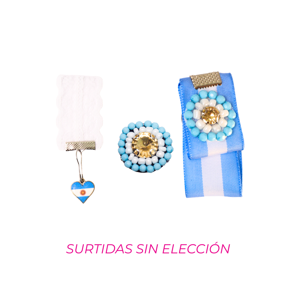 ESCARAPELA X UNIDAD MODELOS SURTIDOS SIN ELECCIÓN