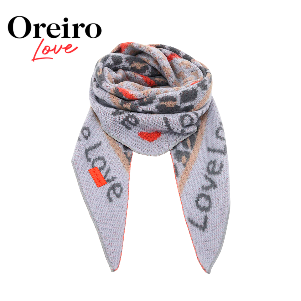 BUFANDON ANIMAL PRINT LOVE LAS OREIRO