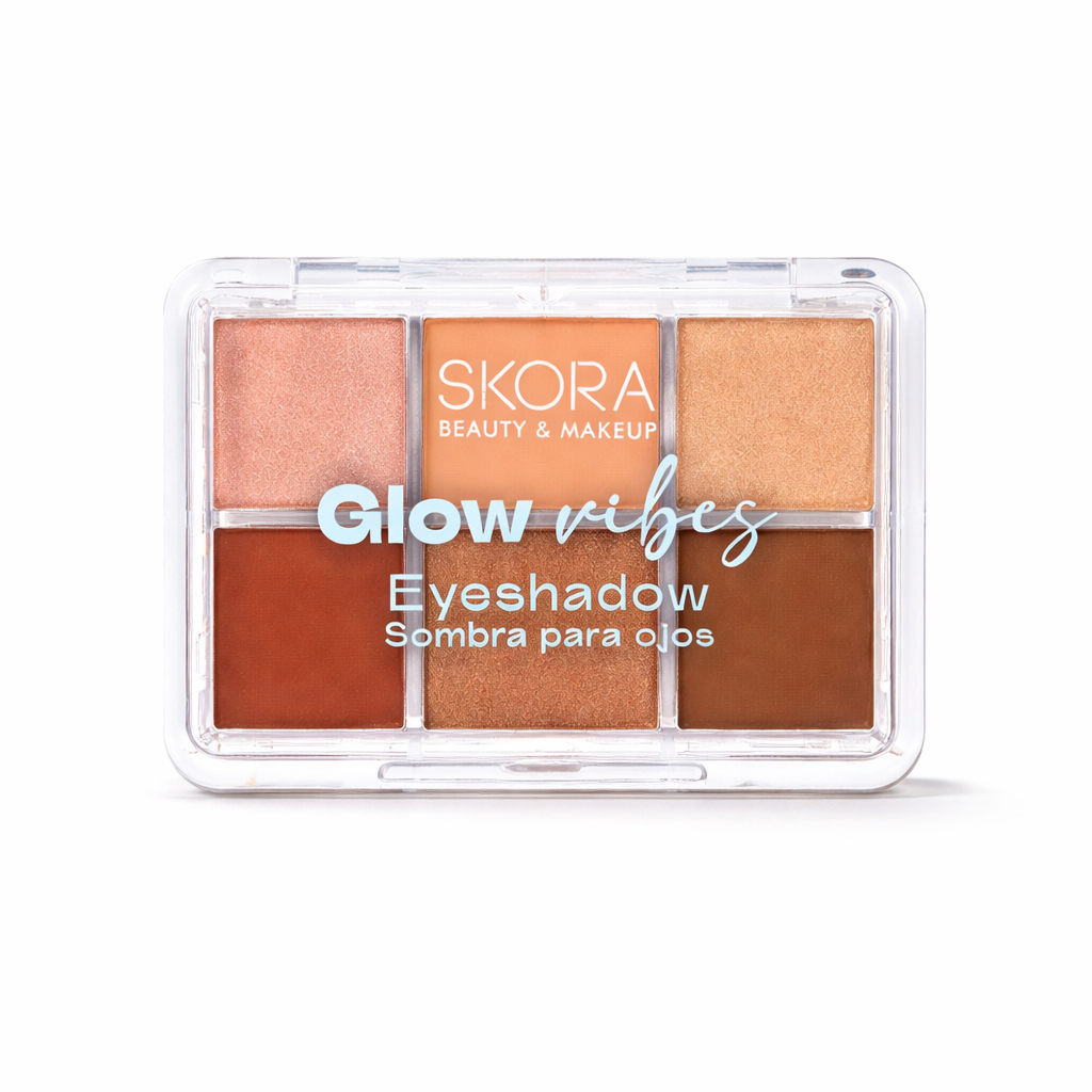 PALETA DE SOMBRAS GLOW VIBES SKORA