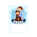 TARJETA DE Y PARA - DIA DEL PADRE