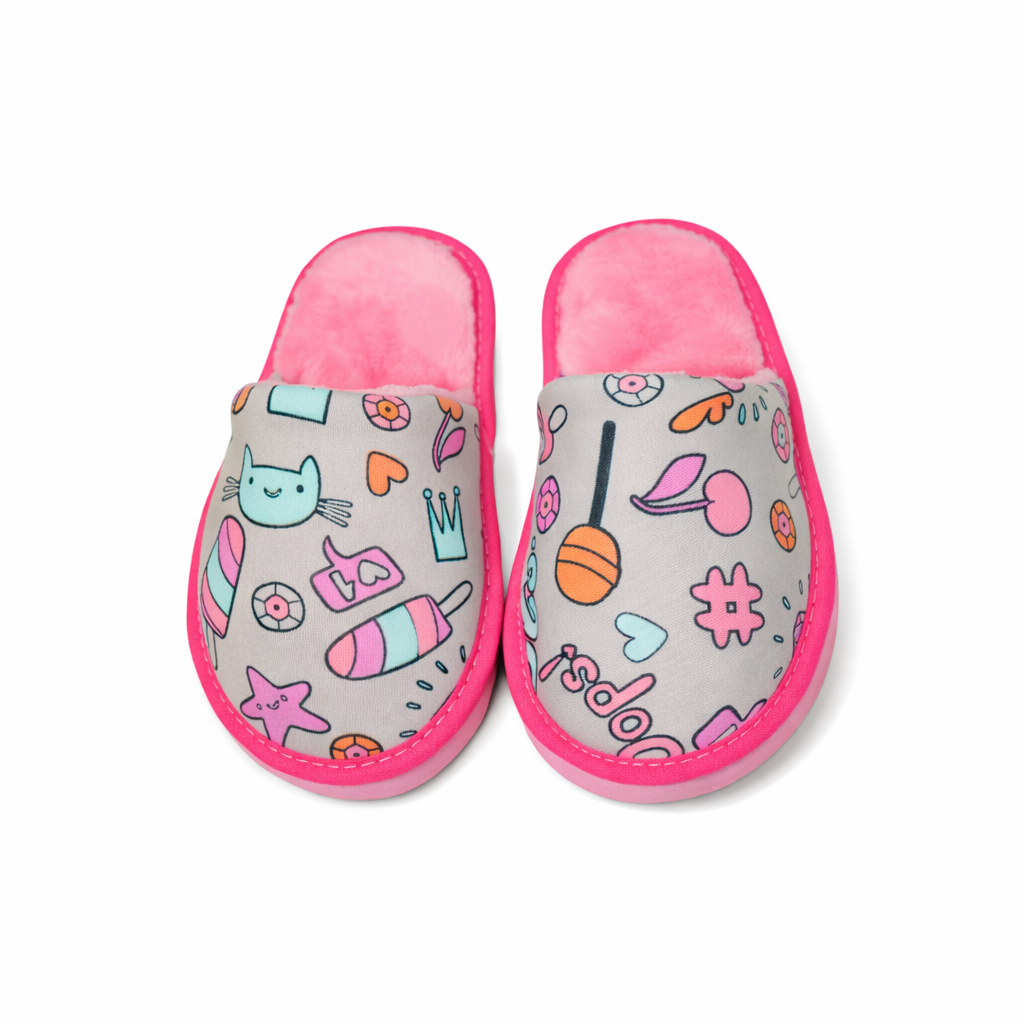 PANTUFLAS ESTAMPADA TALLE 29 | 30
