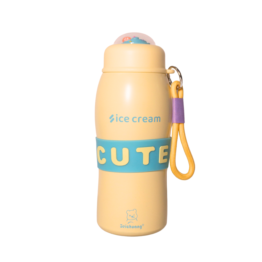 BOTELLA CUTE CON GANCHO PARA TRANSPORTAR 470ML