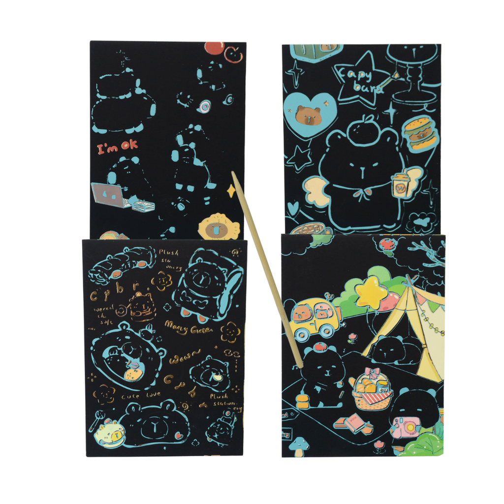 HOJAS PARA RASPAR 4 PIEZAS
