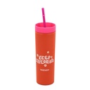 VASO TRAGO LARGO CON FRASE