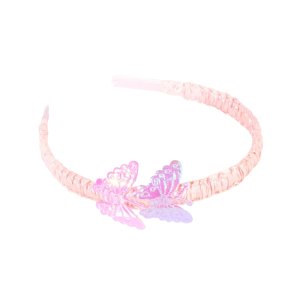 VINCHA CON APLIQUE DE MARIPOSA
