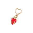 LLAVERO CHARM FRUTILLA CON STRASS