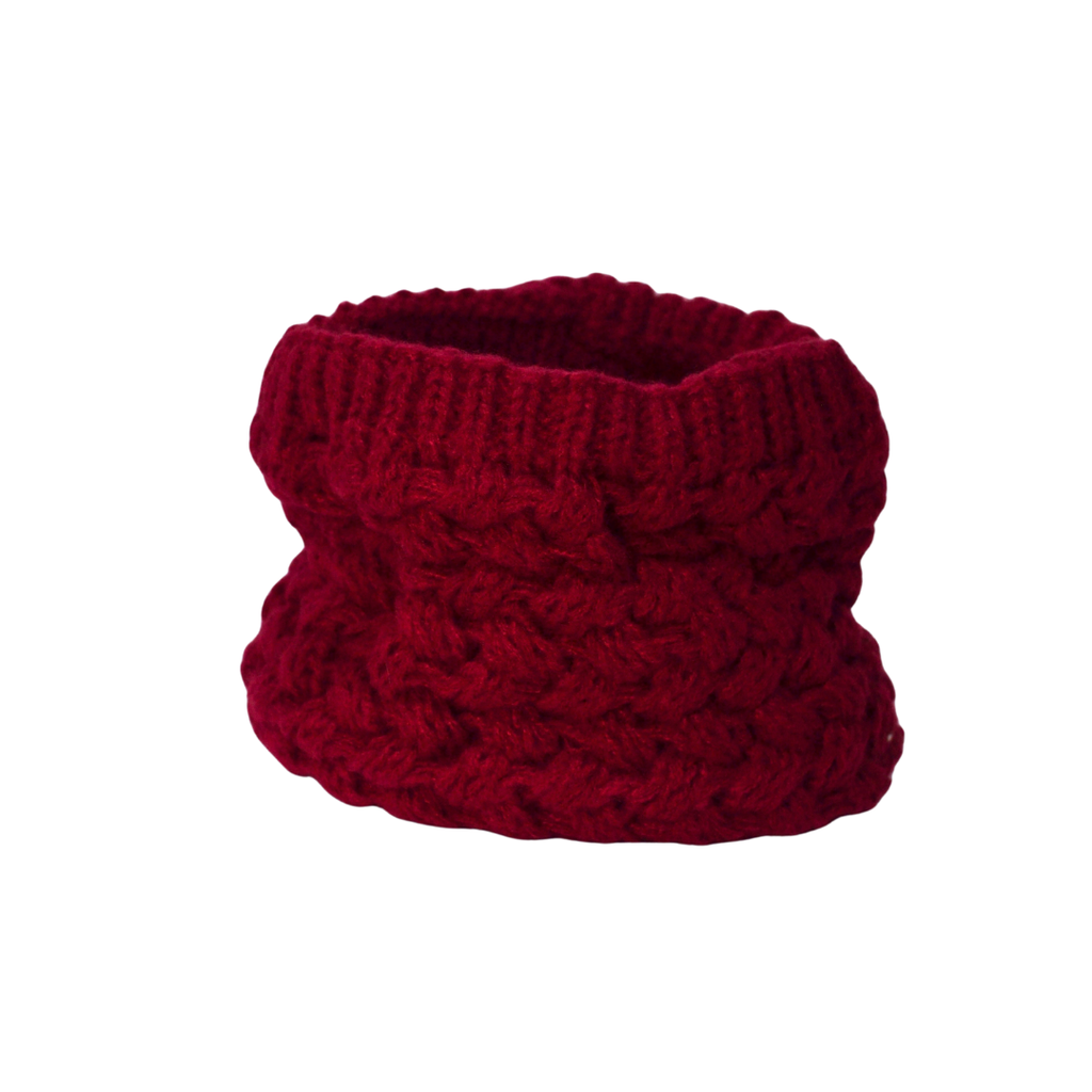 CUELLO TEJIDO CON INTERIOR DE PELUCHE