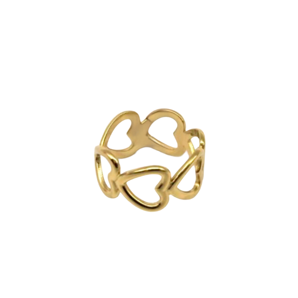 ANILLO CON CORAZONES