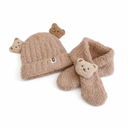 SET GORRO + BUFANDA INFANTIL OSO