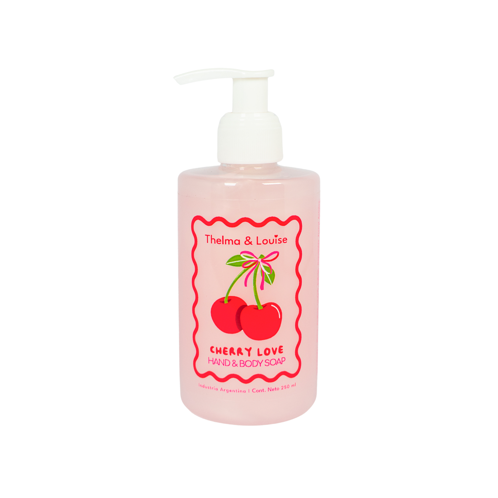 JABON LIQUIDO PARA MANOS Y CUERPO CHERRY 250ML