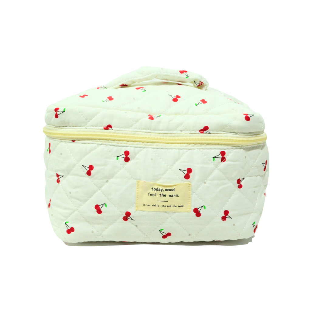 NECESER PORTACOSMETICOS TELA CHERRY