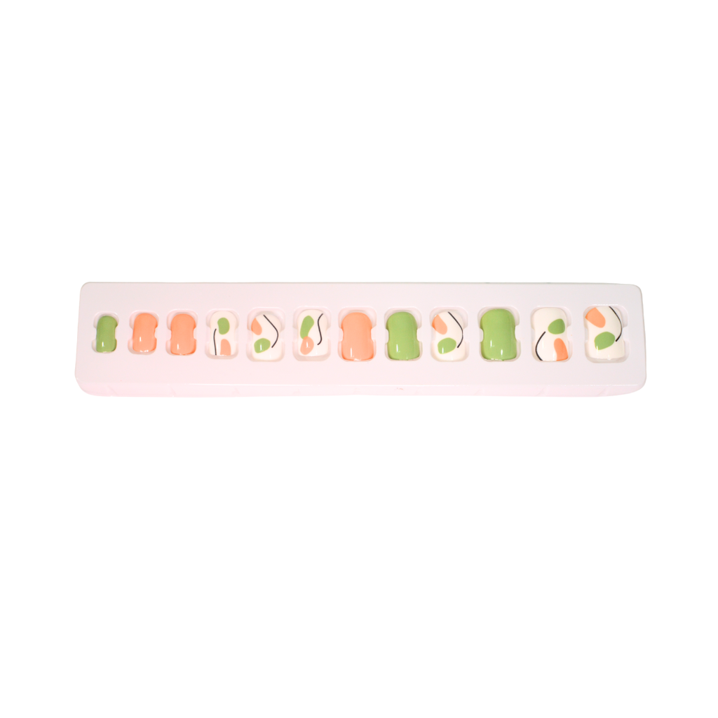 UÑAS POSTIZAS PRESS ON CUADRADAS