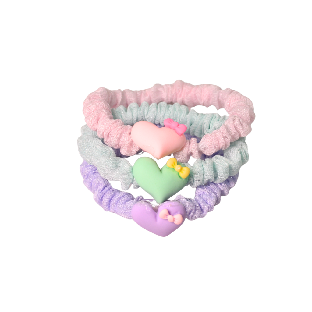 SET COLEROS CON APLIQUES X3