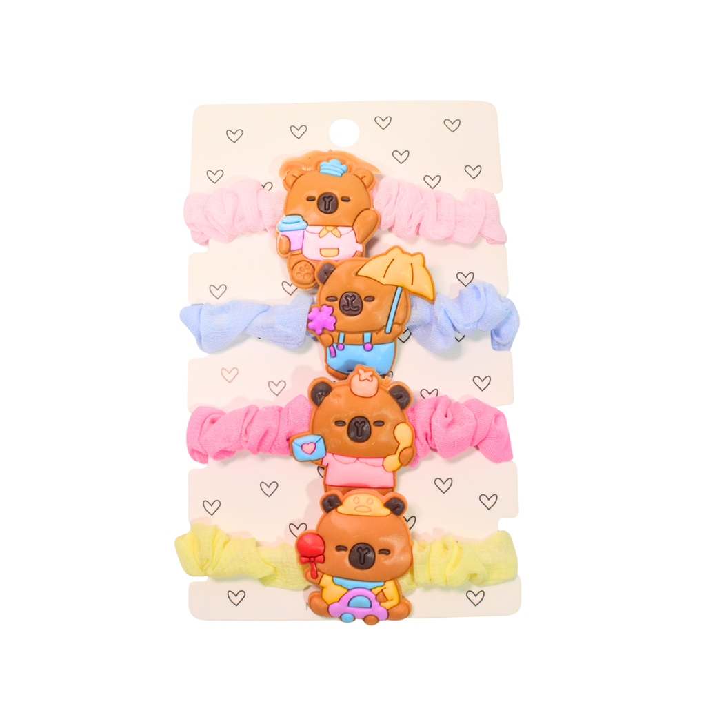 SET COLERO COLORES CAPIBARA X 4